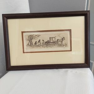 Auction Ed Gifford Etchings Hand Pulled Print Signed Ohio Artist Country